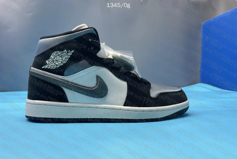 Jordan 1 Mid Satin Grey (OVO) 3