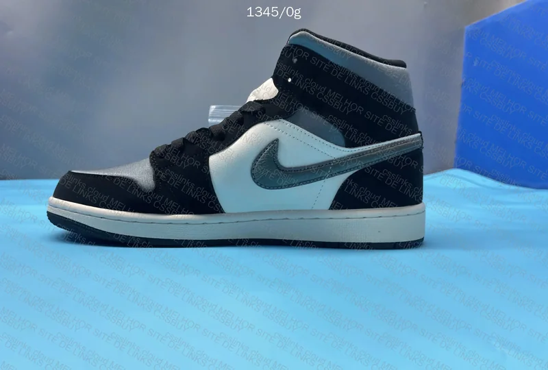 Jordan 1 Mid Satin Grey (OVO) 4