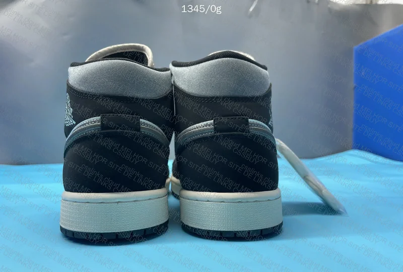 Jordan 1 Mid Satin Grey (OVO) 5