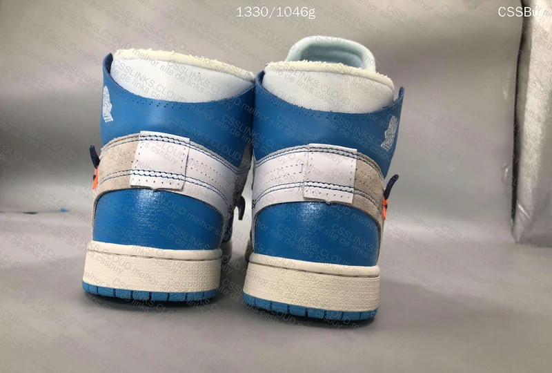 jordan 1 off white Unc 3