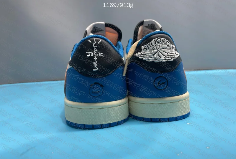 Jordan 1 Travis Scott Fragment, Mocha, Olive ¥140 [Chinese Leather] 4