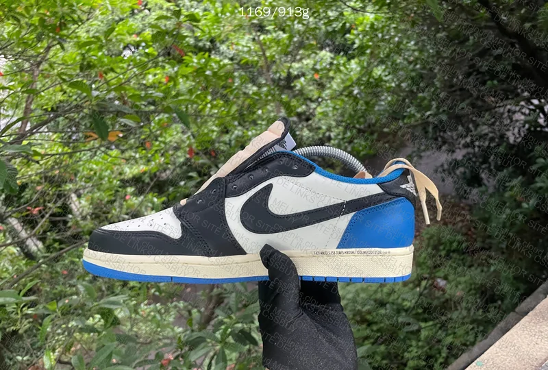 Jordan 1 Travis Scott Fragment, Mocha, Olive ¥140 [Chinese Leather] 5