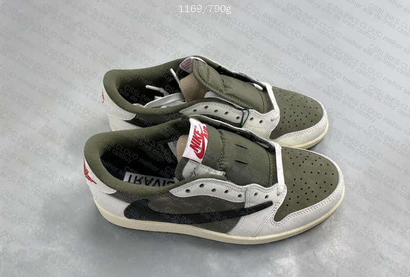 Jordan 1 travis scott medium Olive