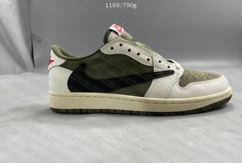 Jordan 1 travis scott medium Olive 4