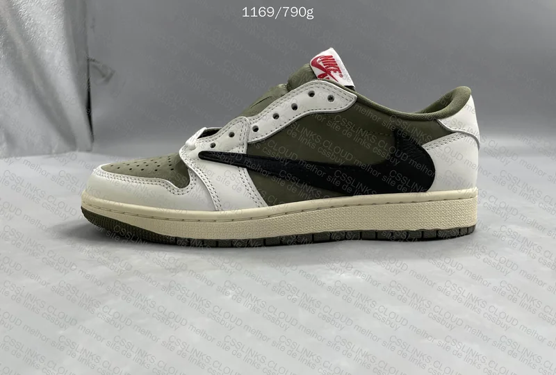 Jordan 1 travis scott medium Olive 7