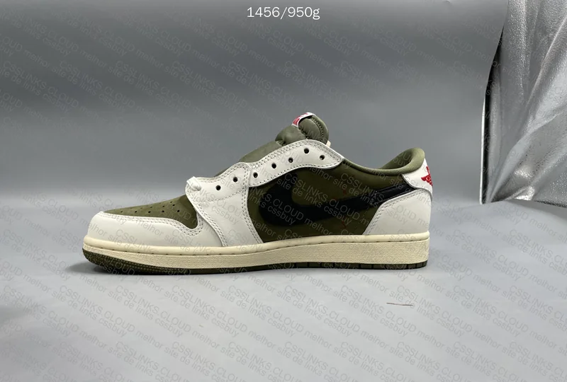 Jordan 1 Travis Scott Medium Olive (2/2) 5
