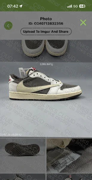 Jordan 1 travis scott reverse mocha