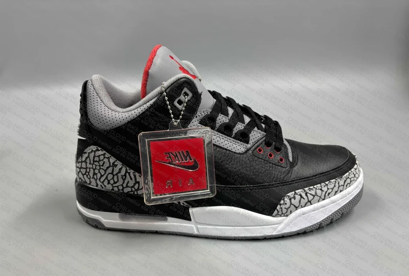 Jordan 3 Black cement 4