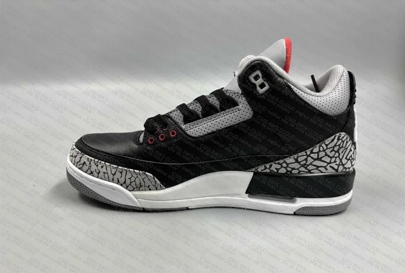 Jordan 3 Black cement 6