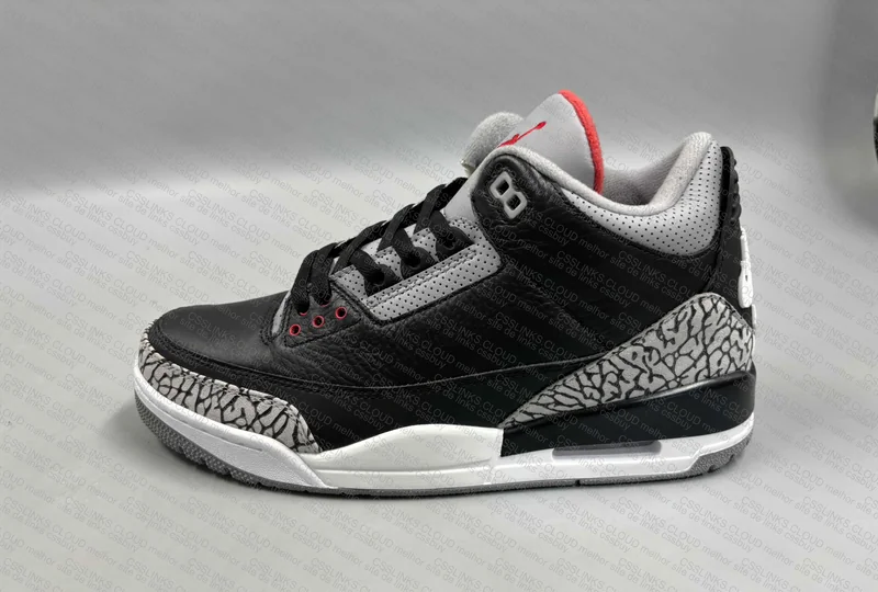 Jordan 3 Black cement 7