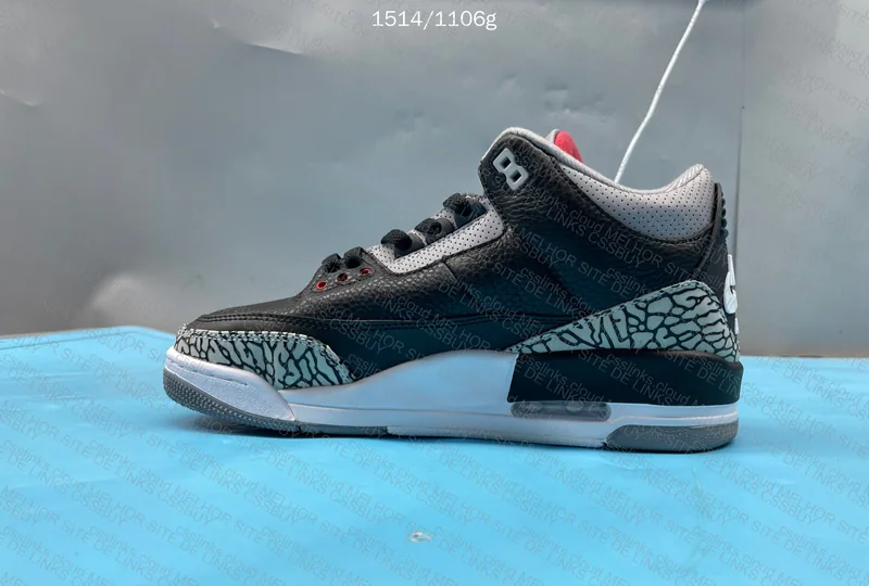 Jordan 3 Black Cement 7
