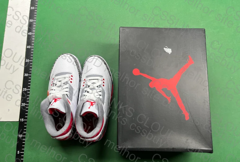 Jordan 3 Fire Red 6