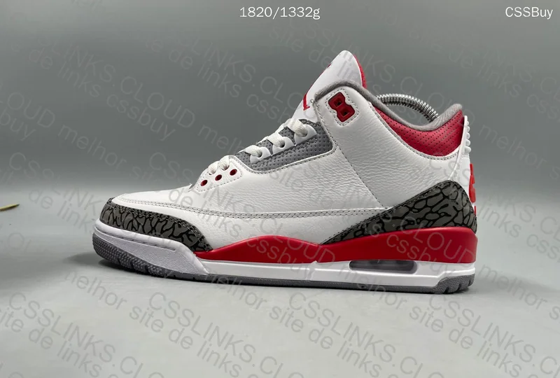 Jordan 3 Fire Red 10