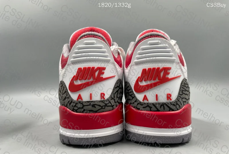 Jordan 3 Fire Red 5