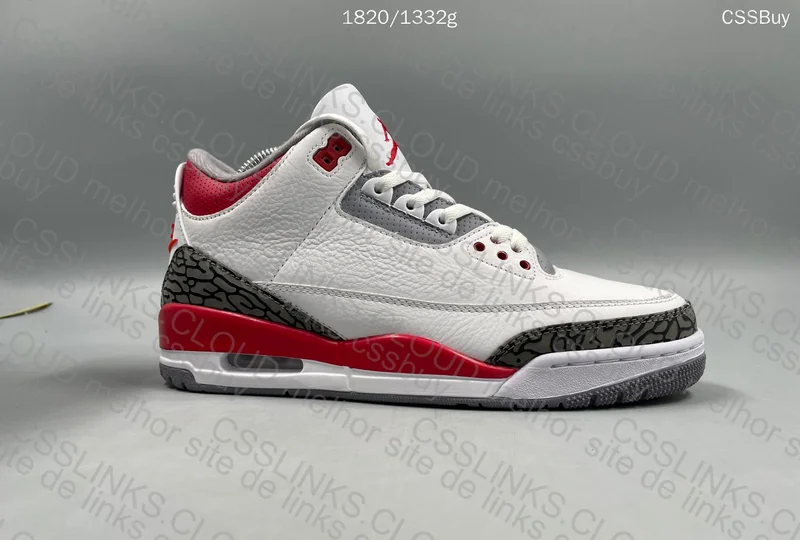 Jordan 3 Fire Red 6
