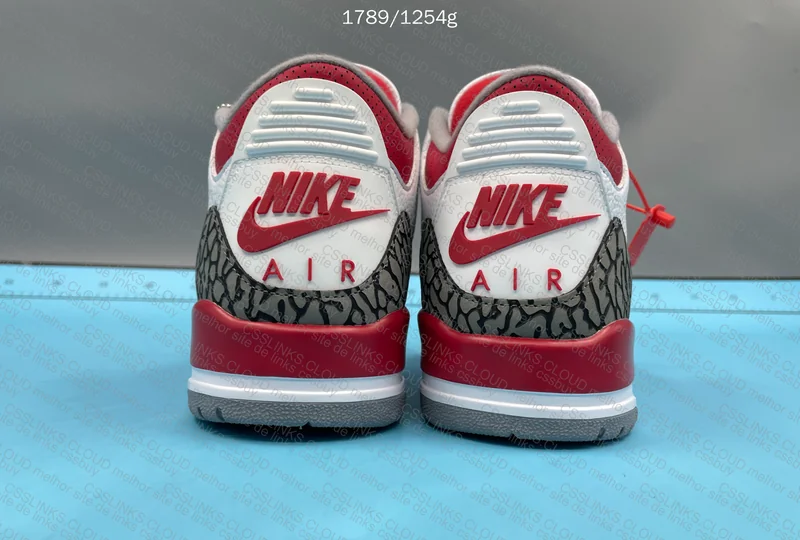 Jordan 3 Fire Red 7