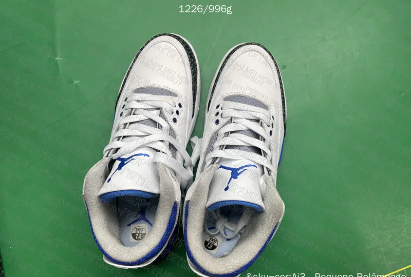 Jordan 3 - "Racer Blue" 4