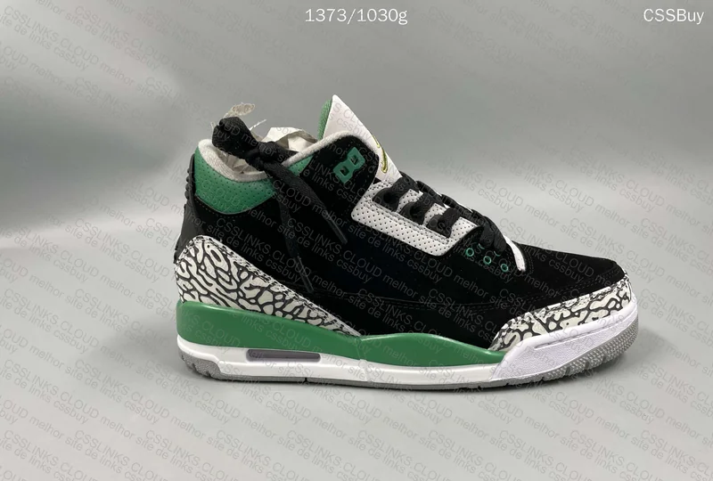 Jordan 3 Retro Black Green GL? 4
