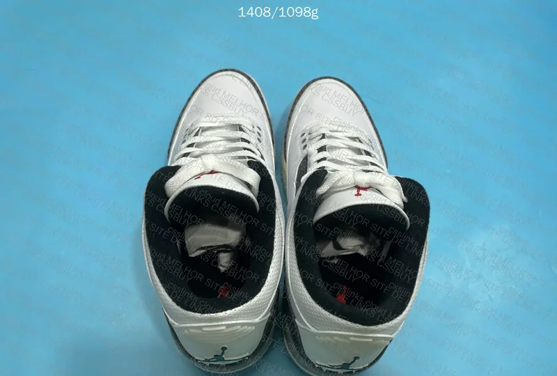 Jordan 3 white and black
