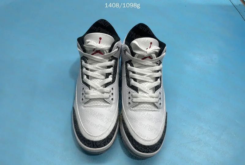 Jordan 3 white and black 3
