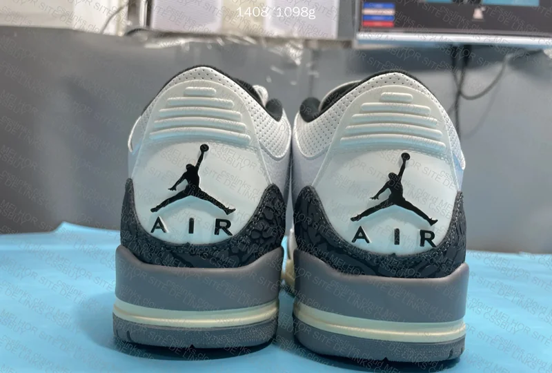 Jordan 3 white and black 4