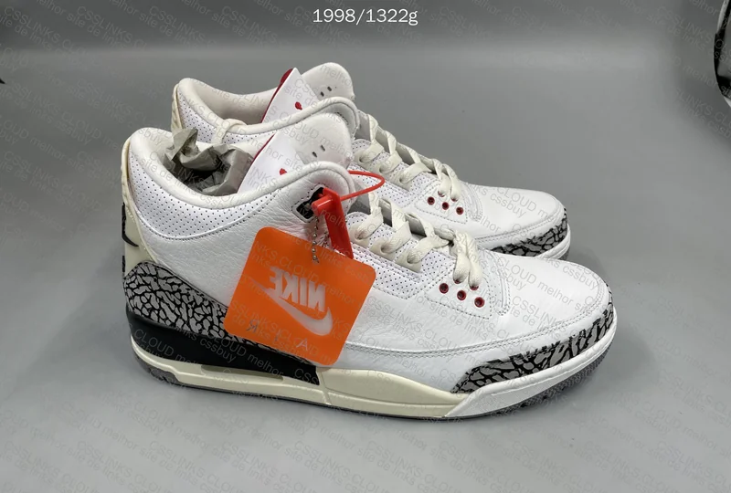 Jordan 3 white cement