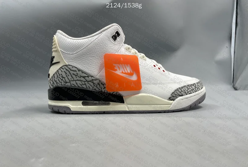 Jordan 3 White Cement 3