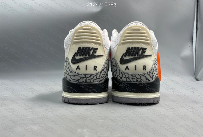 Jordan 3 White Cement 5