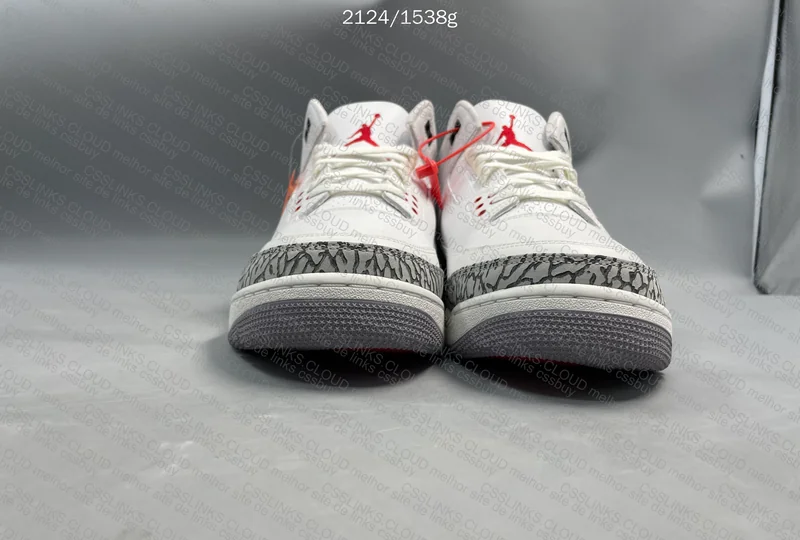 Jordan 3 White Cement 6