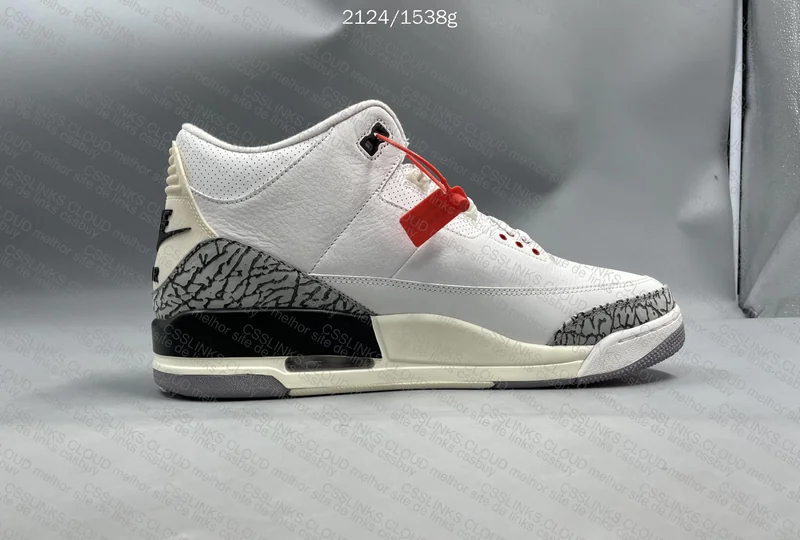Jordan 3 White Cement 7