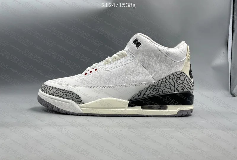 Jordan 3 White Cement 8