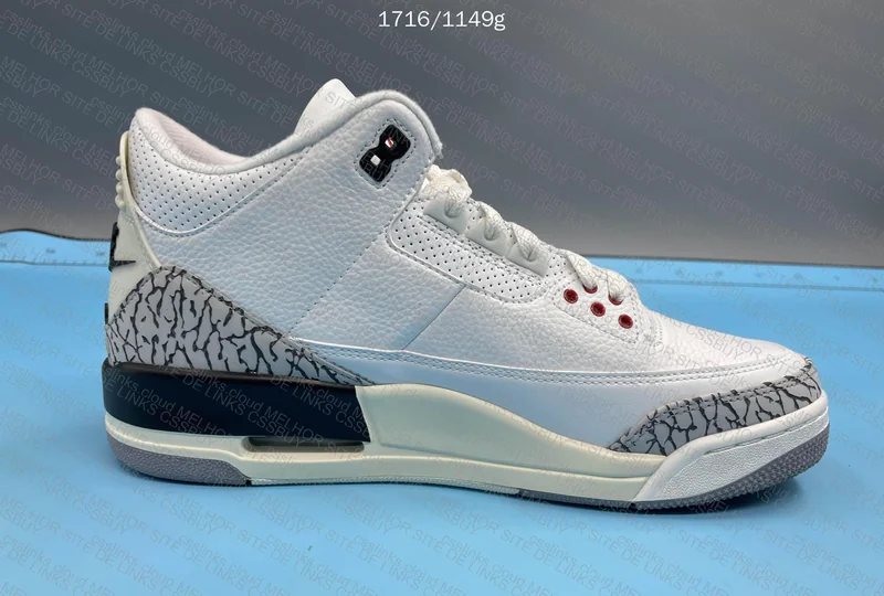 Jordan 3 White Cement 6