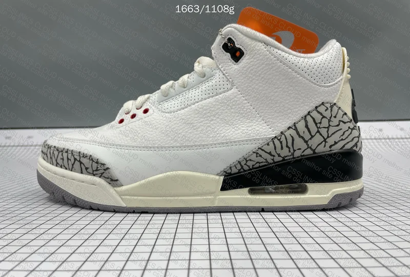 Jordan 3 White Cement KZ 5
