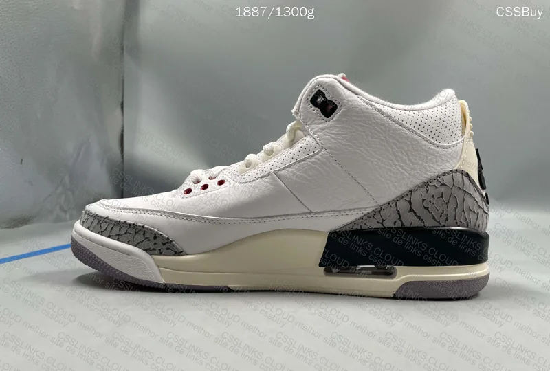 Jordan 3 White Cement Reimagined - B Grade 5