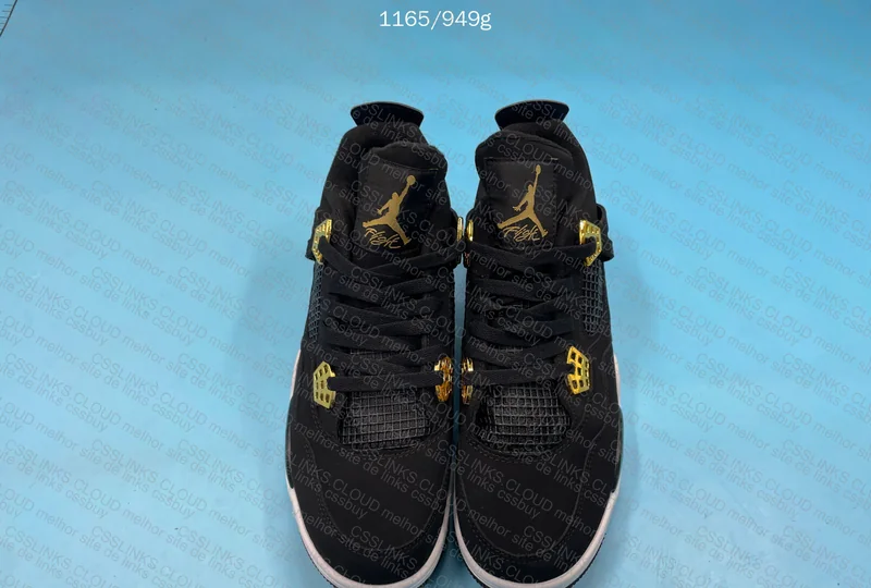 Jordan 4 (Black and Gold)
