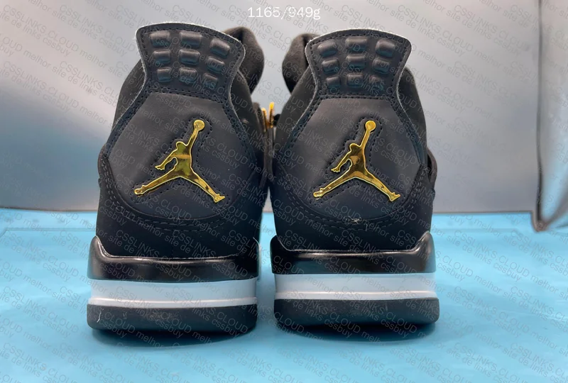 Jordan 4 (Black and Gold) 3