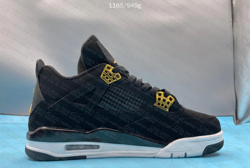 Jordan 4 (Black and Gold) 4