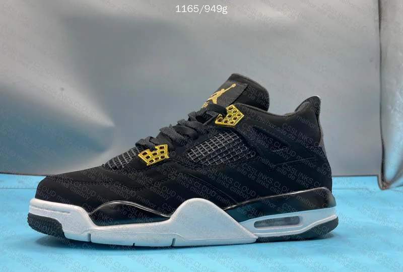Jordan 4 (Black and Gold) 5