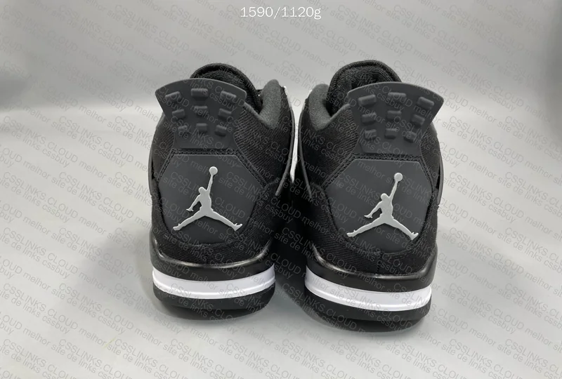 Jordan 4 Black canvas 3