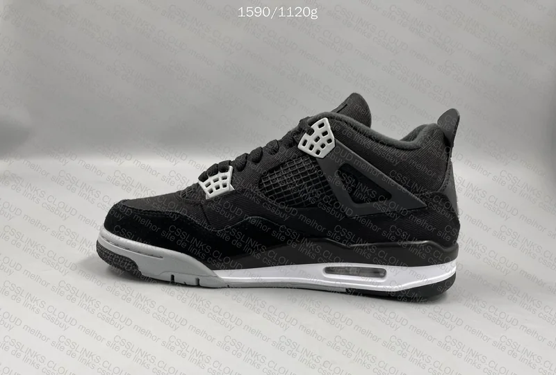 Jordan 4 Black canvas 5