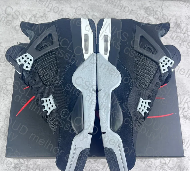 Jordan 4 Black Canvas 2