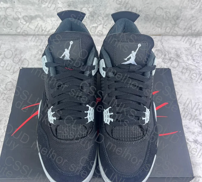 Jordan 4 Black Canvas 4
