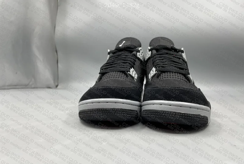 Jordan 4 Black Canvas