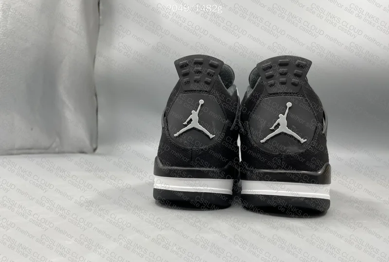 Jordan 4 Black Canvas 3