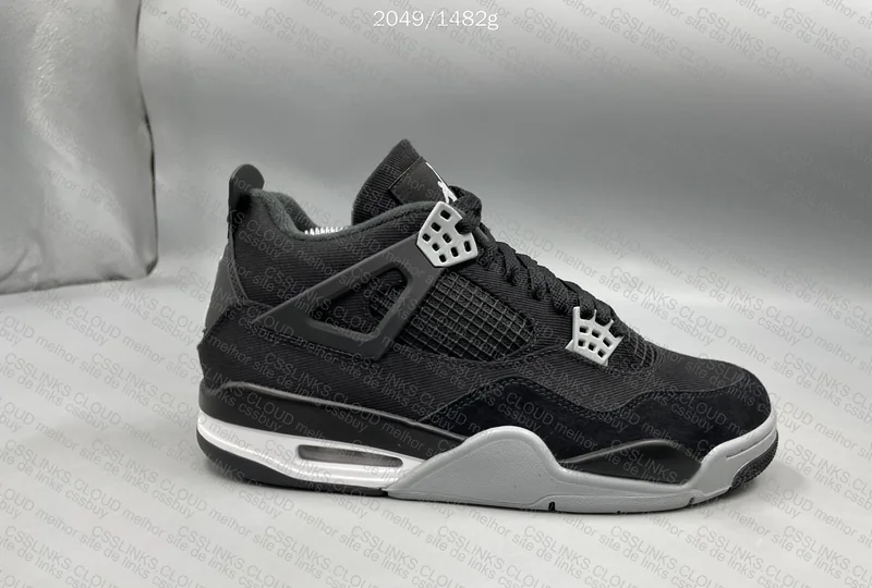 Jordan 4 Black Canvas 4