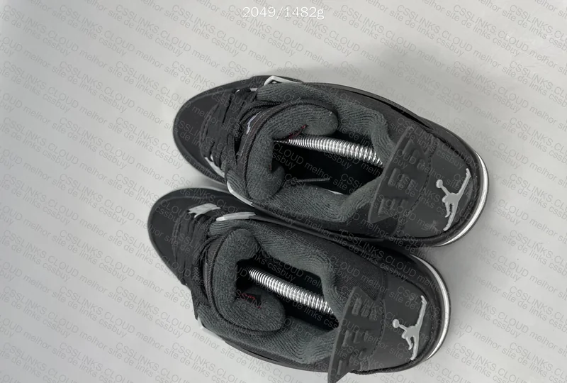 Jordan 4 Black Canvas 5