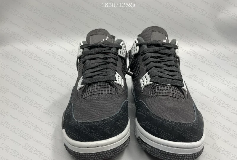Jordan 4 Black Canvas