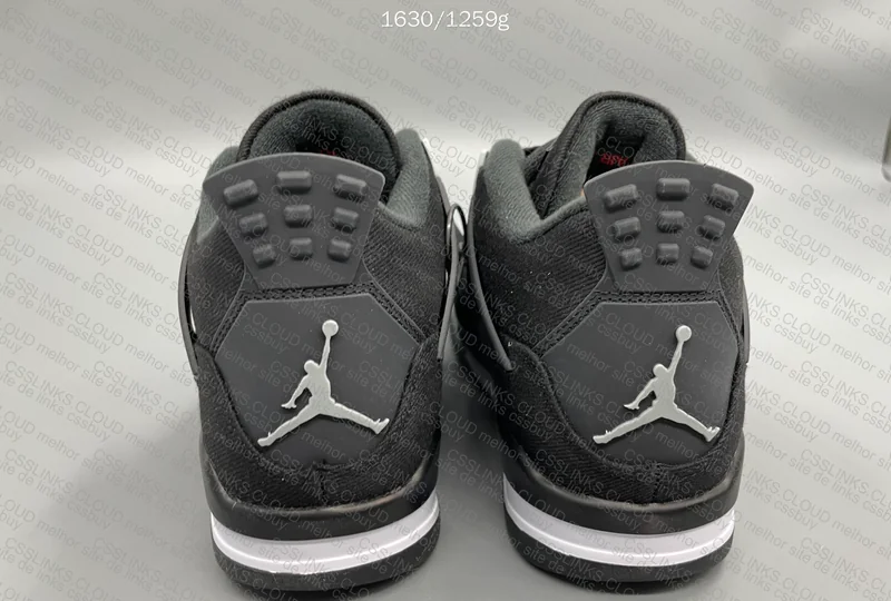 Jordan 4 Black Canvas 3