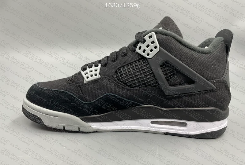 Jordan 4 Black Canvas 5