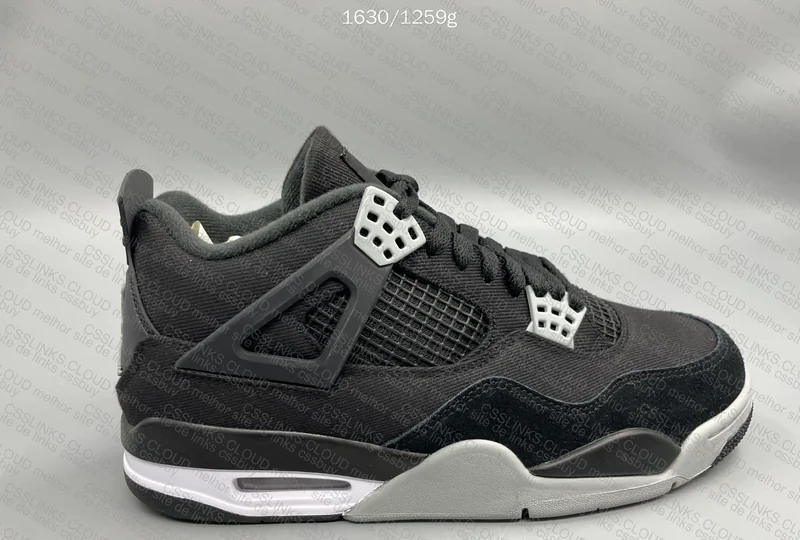 Jordan 4 Black Canvas 6